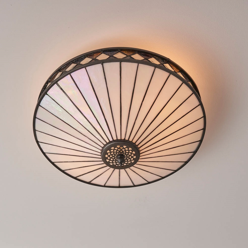 Endon 64145 - Ceiling light FARGO 2xE27/60W/230V d. 41,5 cm