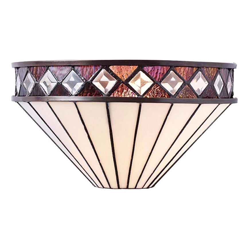 Endon 64149 - Tiffany FARGO Wall Light 1xE14/40W/230V