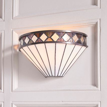 Endon 64149 - Tiffany FARGO Wall Light 1xE14/40W/230V