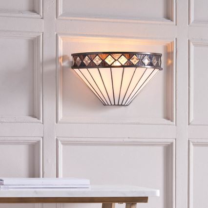 Endon 64149 - Tiffany FARGO Wall Light 1xE14/40W/230V