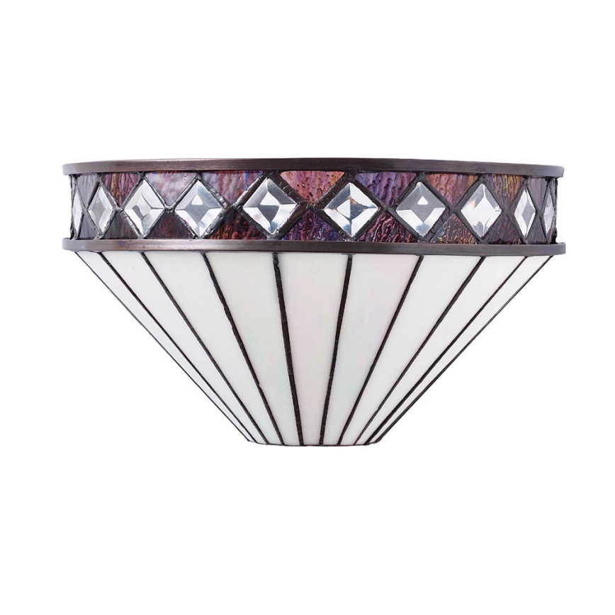 Endon 64149 - Tiffany FARGO Wall Light 1xE14/40W/230V