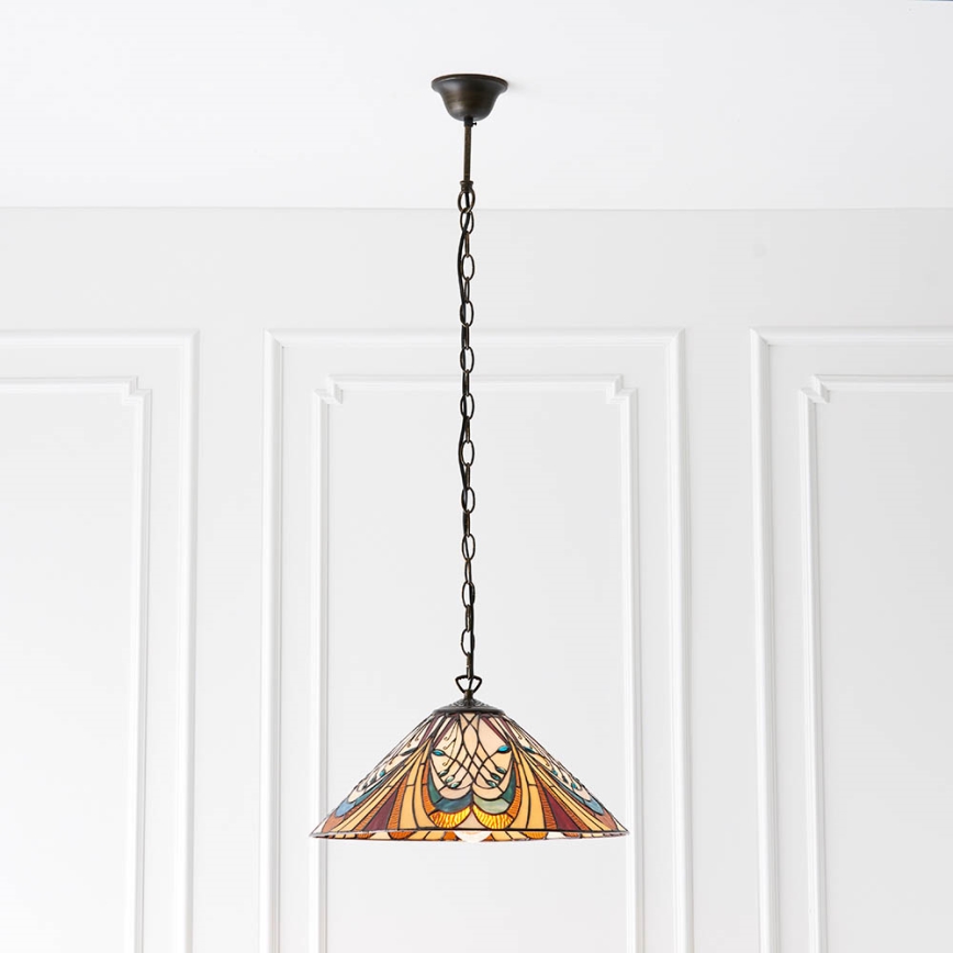 Endon 64162 - Chandelier on a chain HECTOR 1xE27/60W/230V d. 40 cm