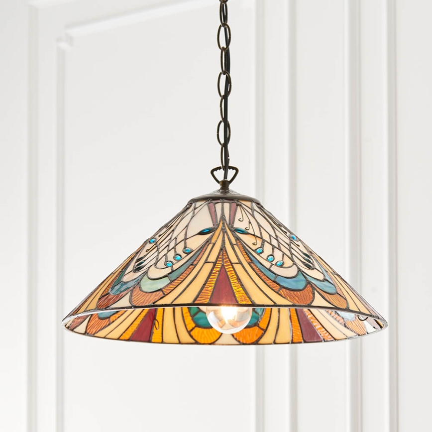 Endon 64162 - Chandelier on a chain HECTOR 1xE27/60W/230V d. 40 cm