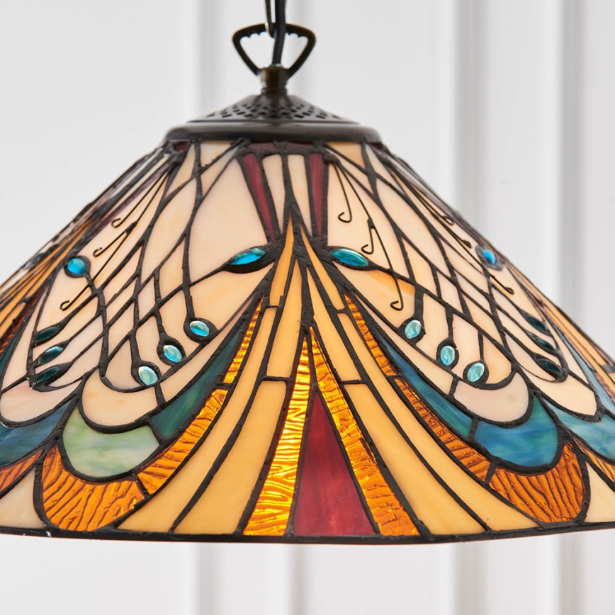 Endon 64162 - Chandelier on a chain HECTOR 1xE27/60W/230V d. 40 cm