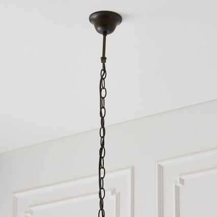 Endon 64162 - HECTOR Tiffany Chain Pendant Light 1xE27/60W/230V Ø 40 cm