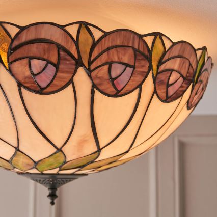 Endon 64173 - Ceiling light HUTCHINSON 2xE27/60W/230V d. 50 cm