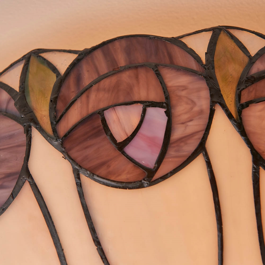 Endon 64173 - Tiffany Ceiling Light HUTCHINSON 2xE27/60W/230V diameter 50 cm