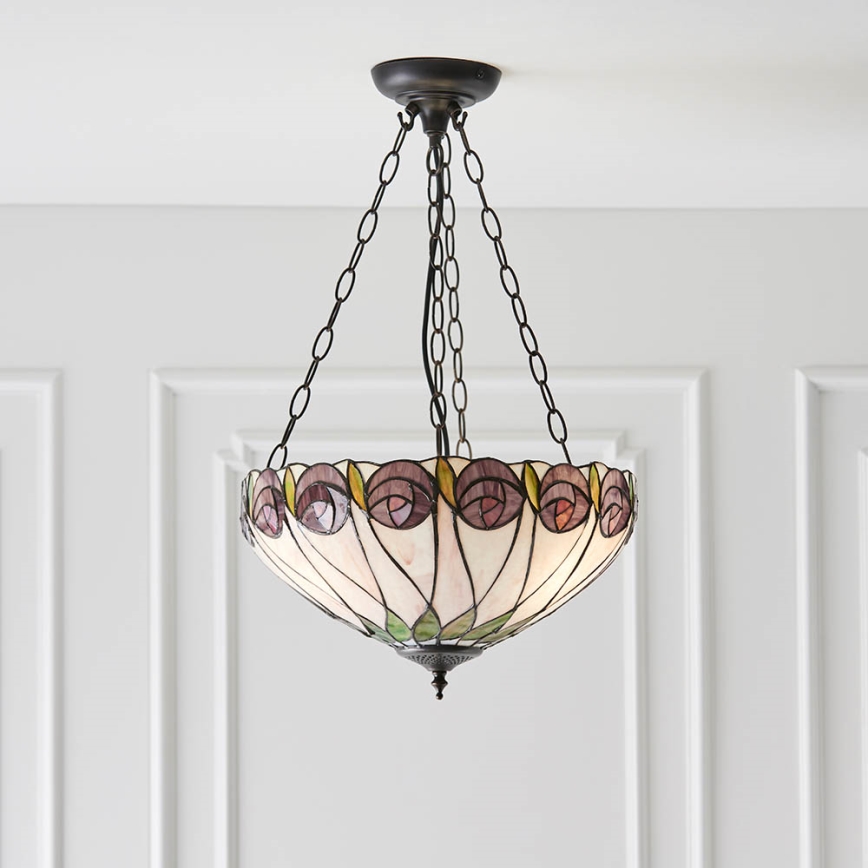 Endon 64175 - Chandelier on a chain HUTCHINSON 3xE27/60W/230V d. 40 cm