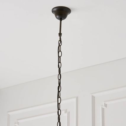 Endon 64176 - Tiffany Hutchinson chain pendant 1xE27/60W/230V Ø 40 cm