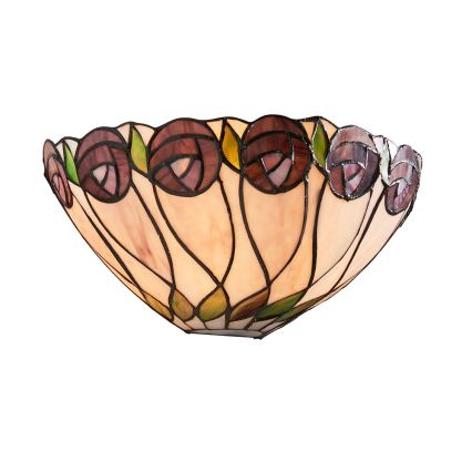 Endon 64178 - Tiffany HUTCHINSON Wall Light 1xE14/40W/230V