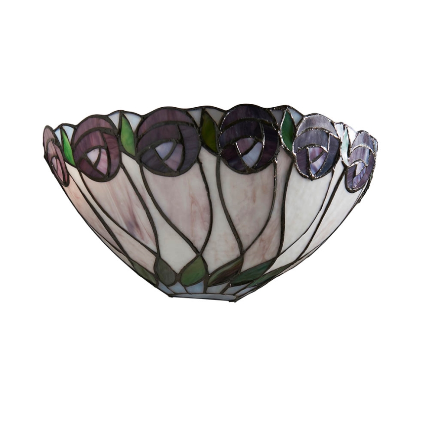 Endon 64178 - Tiffany HUTCHINSON Wall Light 1xE14/40W/230V