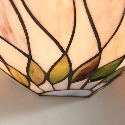 Endon 64178 - Tiffany HUTCHINSON Wall Light 1xE14/40W/230V
