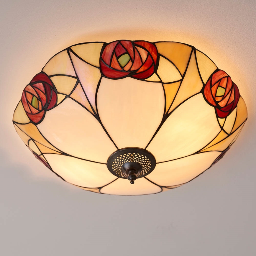 Endon 64182 - Ceiling light INGRAM 2xE27/60W/230V d. 45 cm