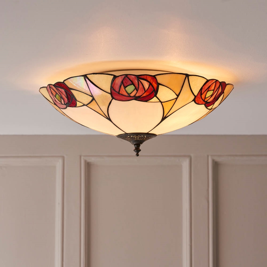 Endon 64182 - Ceiling light INGRAM 2xE27/60W/230V d. 45 cm