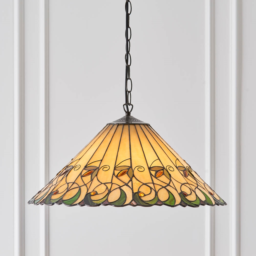 Endon 64194 - Chandelier on a chain JAMELIA 3xE27/60W/230V d. 50 cm