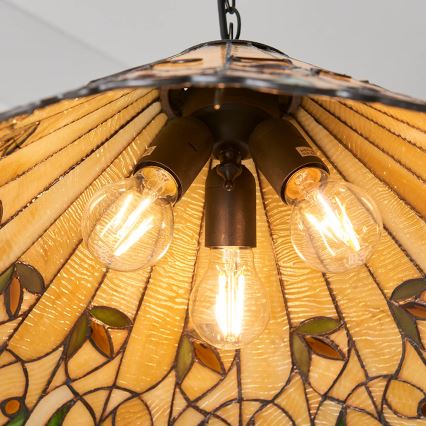 Endon 64194 - Chandelier on a chain JAMELIA 3xE27/60W/230V d. 50 cm