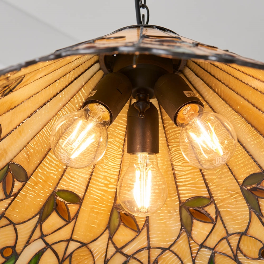 Endon 64194 - Chandelier on a chain JAMELIA 3xE27/60W/230V d. 50 cm