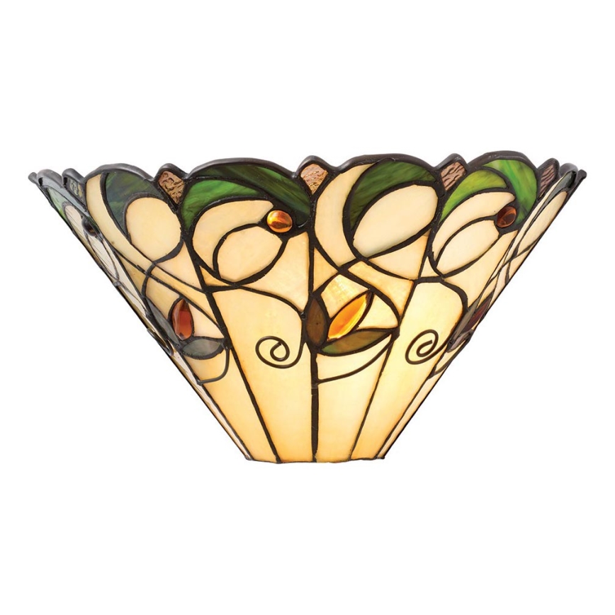 Endon 64198 - Tiffany JAMELIA Wall Light 1xE14/40W/230V