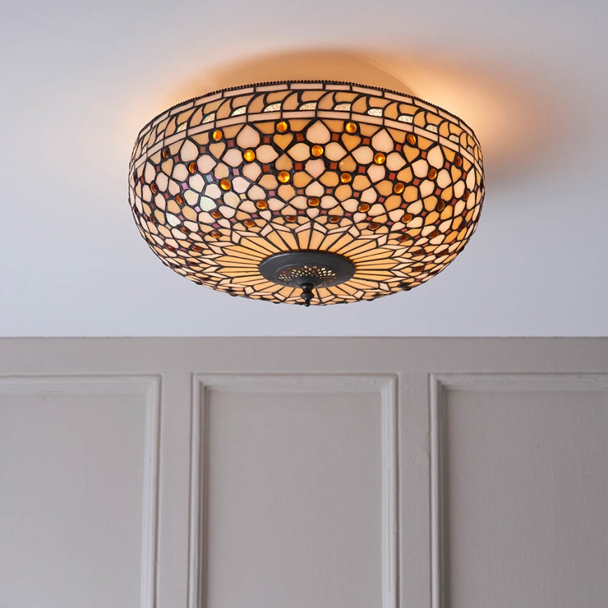 Endon 64276 - Ceiling light MILLE FEUX 2xE27/60W/230V d. 45 cm