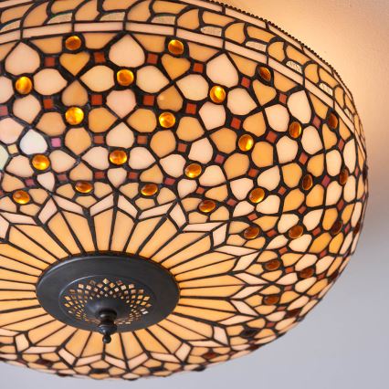 Endon 64276 - Ceiling light MILLE FEUX 2xE27/60W/230V d. 45 cm