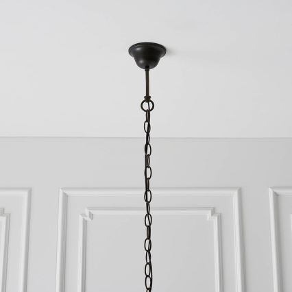 Endon 64285 - Tiffany NEVADA Chain-Hung Chandelier 1xE27/60W/230V Ø 35 cm