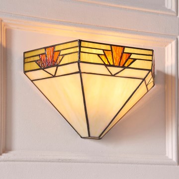 Endon 64288 - Tiffany NEVADA Wall Sconce 1xE14/40W/230V