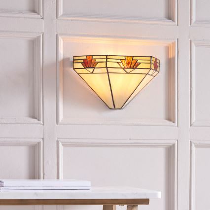 Endon 64288 - Tiffany NEVADA Wall Sconce 1xE14/40W/230V