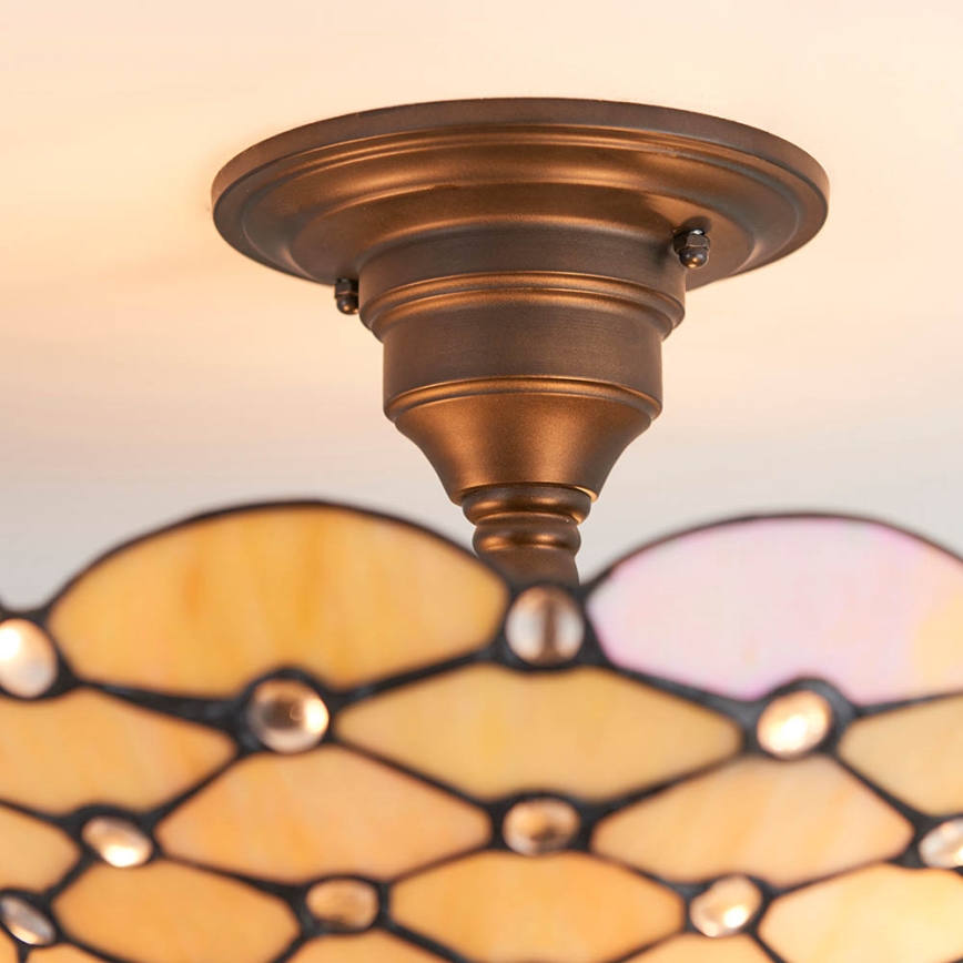 Endon 64300 - Surface-mounted chandelier PEARL 3xE27/60W/230V d. 37 cm