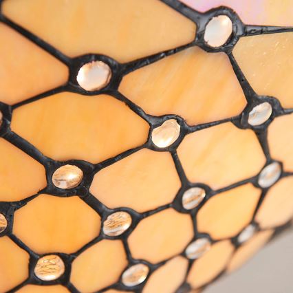 Endon 64300 - Tiffany PEARL Flush-Mount Chandelier 3xE27/60W/230V Ø 37 cm