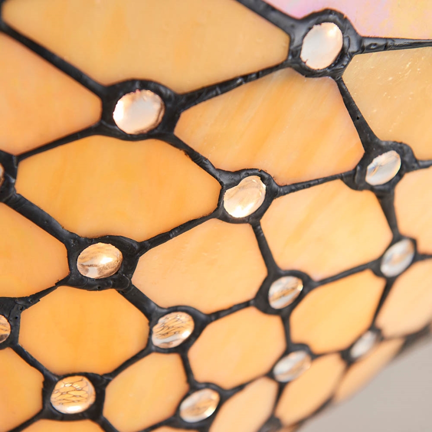 Endon 64300 - Tiffany PEARL Flush-Mount Chandelier 3xE27/60W/230V Ø 37 cm