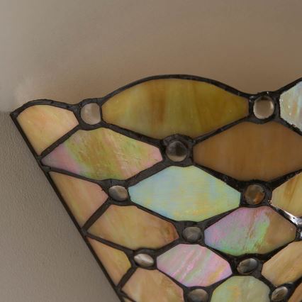 Endon 64302 - Tiffany PEARL Wall light 1xE14/40W/230V