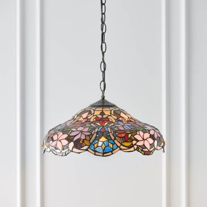 Endon 64325 - SULLIVAN Chain-Hung Chandelier 1xE27/60W/230V Ø 40 cm