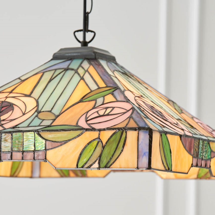 Endon 64384 - WILLOW Chain-Hung Chandelier 3xE27/60W/230V