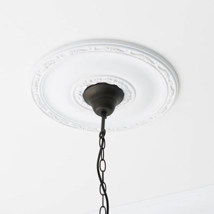 Endon 64385 - Tiffany WILLOW chain-hung chandelier, 1xE27/60W/230V, Ø 35 cm