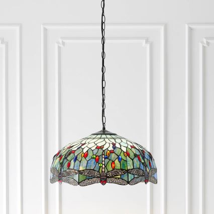 Endon 66148 - Chandelier on a chain DRAGONFLY 3xE27/60W/230V d. 50 cm