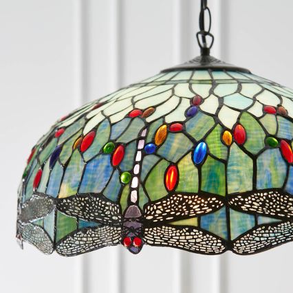 Endon 66148 - Chandelier on a chain DRAGONFLY 3xE27/60W/230V d. 50 cm