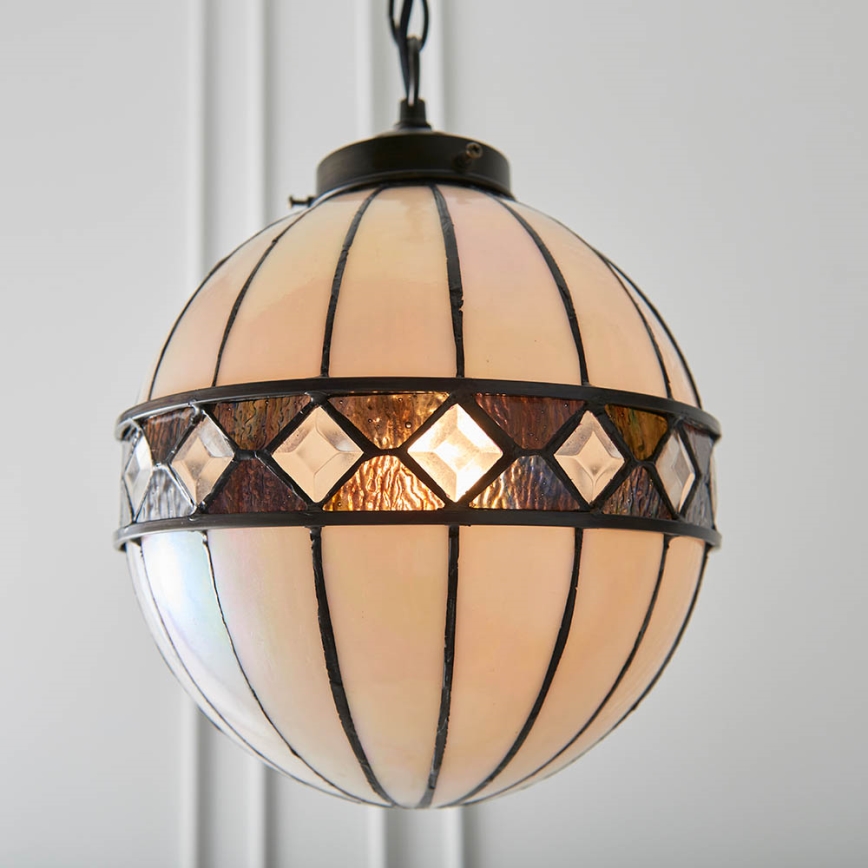 Endon 67044 - Chandelier on a chain FARGO 1xE14/40W/230V d. 25,5 cm