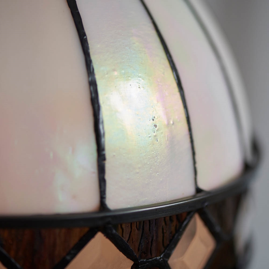 Endon 67045 - Tiffany FARGO Chain Pendant 1xE27/60W/230V Ø 40 cm