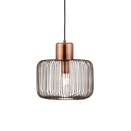Endon 68986 - NICOLA Cable Pendant Light 1xE27/40W/230V, Copper