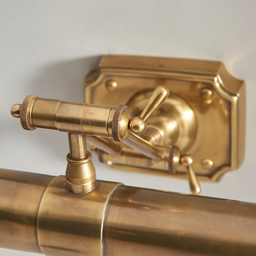 Endon 69832 - WINCHESTER picture light 2xE14/6W/230V 35,5 cm brass