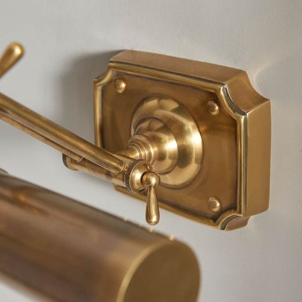Endon 69832 - WINCHESTER picture light 2xE14/6W/230V 35,5 cm brass