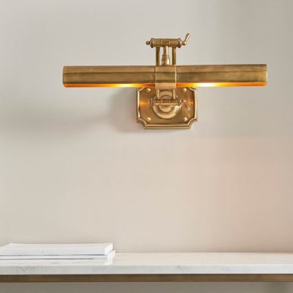 Endon 69833 - WINCHESTER Picture Light, 2 x E14 (6W), 230V, 51 cm, Brass