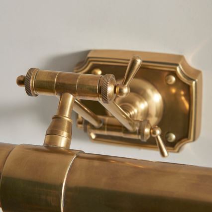 Endon 69833 - WINCHESTER Picture Light, 2 x E14 (6W), 230V, 51 cm, Brass