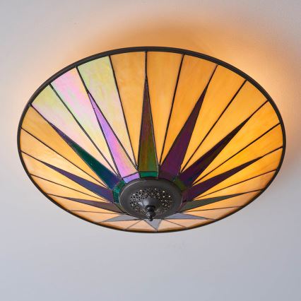 Endon 70240 - Ceiling light DARK STAR 2xE27/40W/230V d. 49 cm