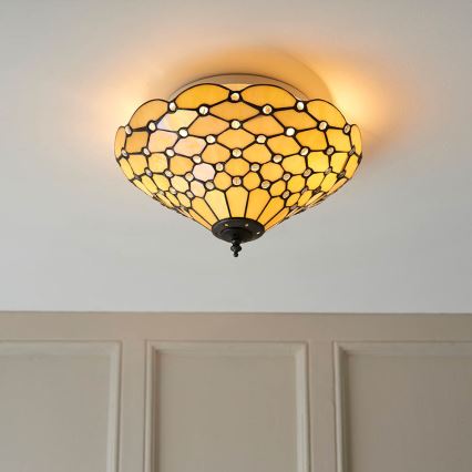 Endon 70242 - Ceiling light PEARL 2xE27/60W/230V d. 37 cm