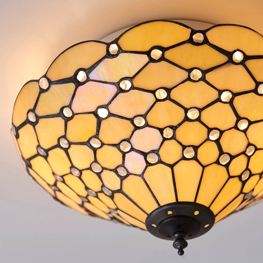 Endon 70242 - Ceiling light PEARL 2xE27/60W/230V d. 37 cm
