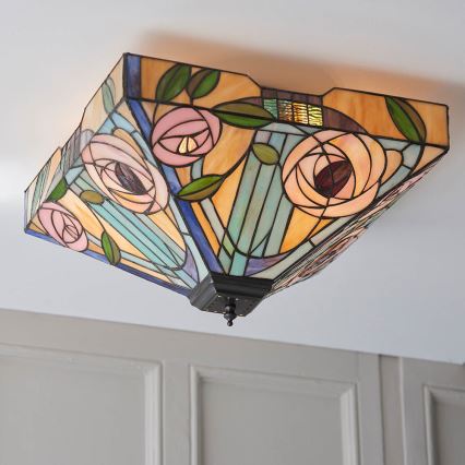 Endon 70698 - Ceiling light WILLOW 2xE27/60W/230V