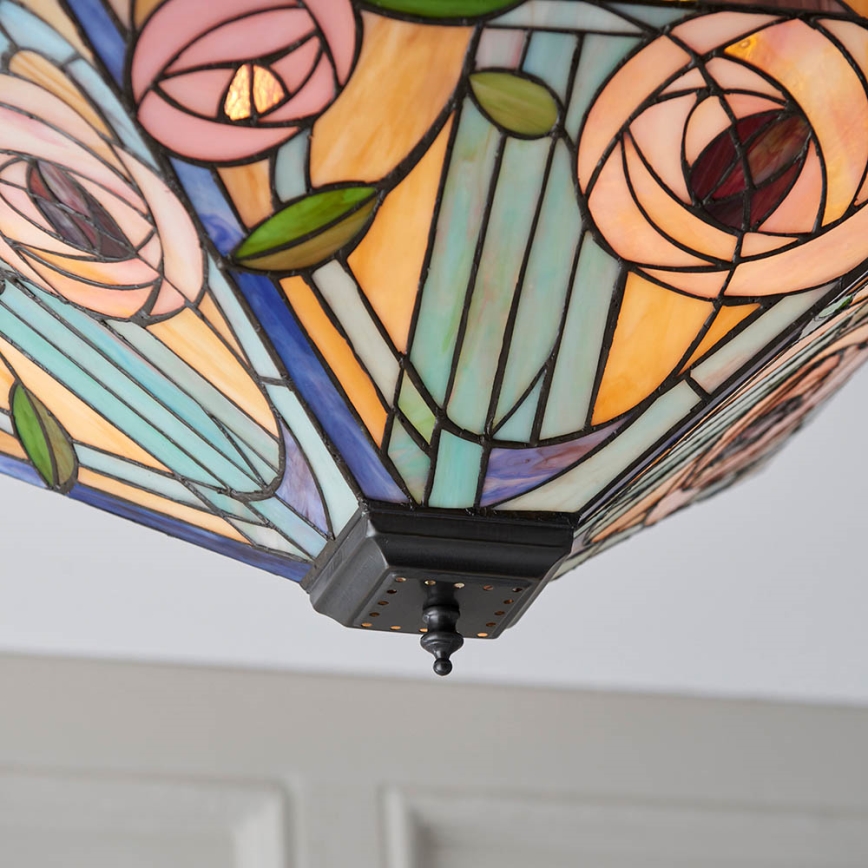 Endon 70698 - Ceiling light WILLOW 2xE27/60W/230V