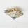 Endon 70699 - Tiffany WILLOW Ceiling Light 2xE27/60W/230V 35x35 cm