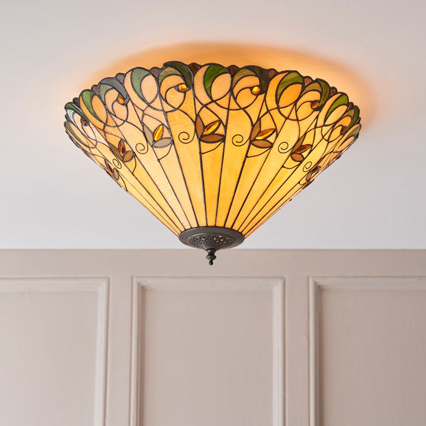 Endon 70706 - Ceiling light JAMELIA 2xE27/60W/230V d. 50 cm